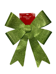Christmas Noel Giant Glitter Bow Assorted Colors 1ct