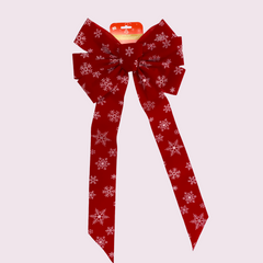 Holiday Trims Red Christmas Bow 1ct