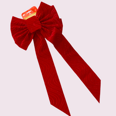 Holiday Trims Glitter Christmas Bow 1ct