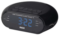 RCA USB Charging Clock Radio