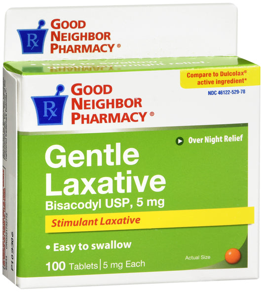 Good Neighbor Pharmacy Gentle Laxative 5mg (100 enteric coated tablets)