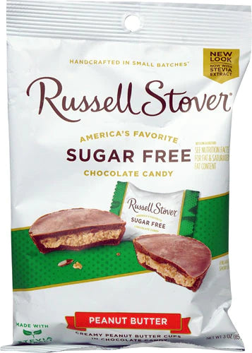 Russell Stover Sugar Free Peanut Butter Cups 3oz