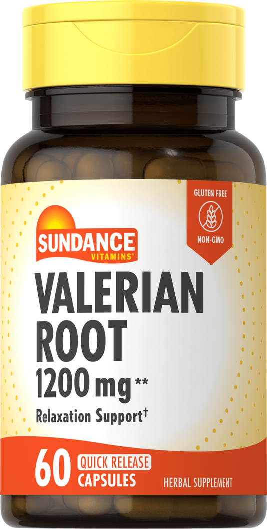 Sundance Valerian Root 1200mg (60 quick release capsules)