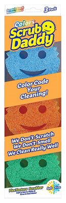 SCRUB DADDY Sponges, Assorted Colors, 3-Pk.