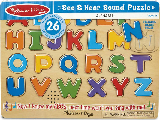 MELISSA & DOUG SEE & HEAR SOUND PUZZLE