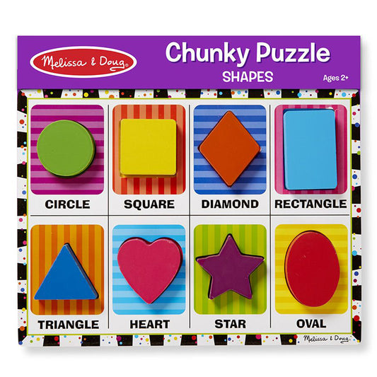 MELISSA & DOUG CHUNKY PUZZLE SHAPES