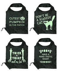 Funny Bones Glow in The Dark Reusable Trick or Treat Bag Assorted 1ct