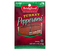 Bridgford Sliced Turkey Pepperoni 4oz
