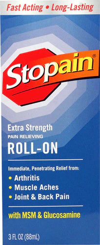 Stopain Extra Strength Pain Relieving Roll-On 3fl oz