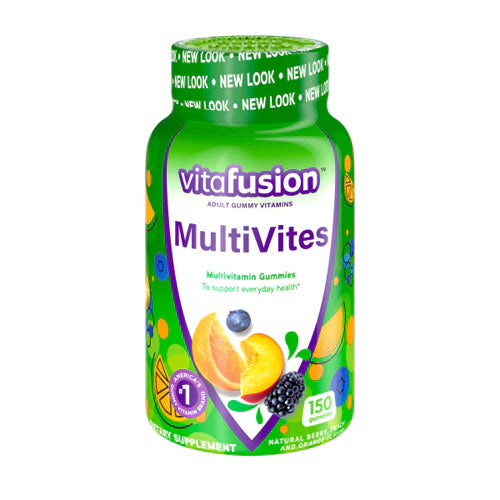 Vitafusion Multivites (150 berry, peach & orange gummies)