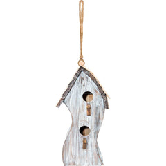 Alpine Swirly Wooden Bird House Assorted Colors