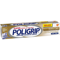 Poligrip Super Adhesive Extra Care Cream 2.2oz