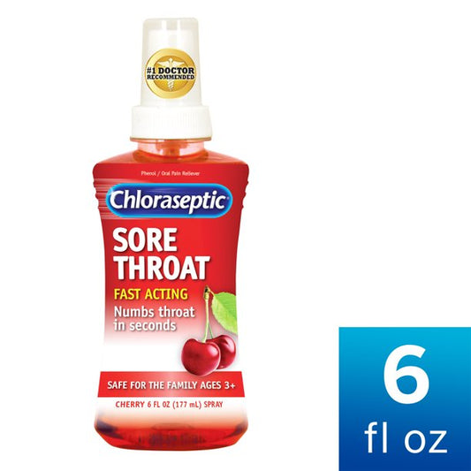 Chloraseptic Sore Throat Spray Cherry 6fl oz