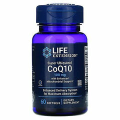 Life Extension Super Ubiquinol Coq10 100mg 60softgels