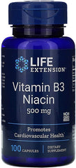 Life Extension Vitamin B3 Niacin 500mcg