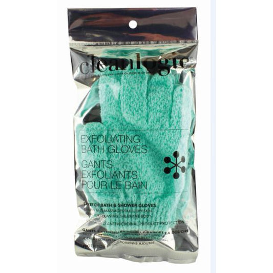 Cleanlogic Exfoliating Strtch Bath & Shower Gloves