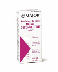 Major Soothing-12 Hour Nasal Decongestant Spray 1fl oz