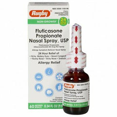 Rugby Fluticasone Propionate Nasal Spray, USP (60 Sprays) 0.34fl oz