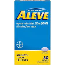 Aleve 220mg (50 caplets)