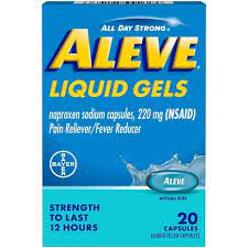 Aleve Liquid Gels 220mg (20 capsules)