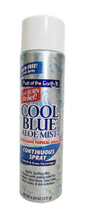 Fruit of the Earth Cool Blue Aloe Mist w/ 1% Lidocaine 6.24oz