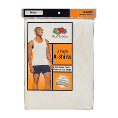 Fruit of The Loom Tag-Free A-Shirts Medium 3ct