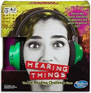 HASBRO GAMING HEARING THINGS LIP-READING CHALLENGE GAME