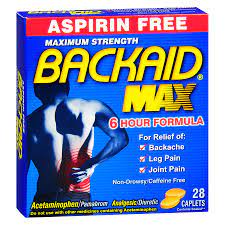 Backaid Maximum Strength 6 Hour Formula (28 tablets)