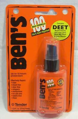 Ben's 100 Deet Tick and Insect Repellent 1.25oz