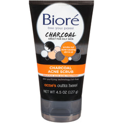 Biore Charcoal Acne Scrub Salicylic Acid Acne Treatment 4.5oz