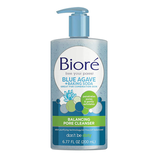 Biore Blue Agave + Baking Soda Balancing Pore Cleanser 6.77oz