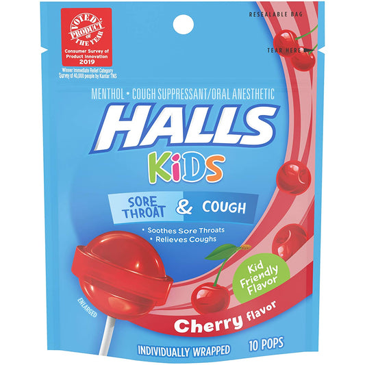Halls Kids Drops 10count