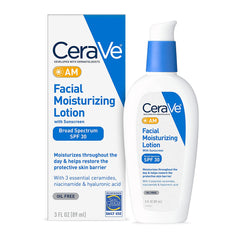 Cerave AM Facial Moisturizing Lotion w/ Sunscreen SPF 30 3oz