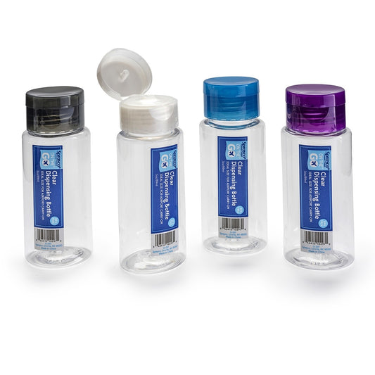 Sprayco Clear Dispensing Bottle 3oz (assorted colors) 1ct