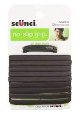 Scunci No Slip Grip Strong Hold Elastics 10 pcs