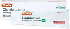 Rugby Antifungal Cream Clotrimazole 1% 1 oz