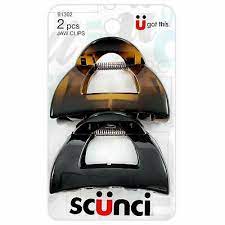 Scunci Jaw Clips 2pk