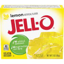 Jell-O Lemon Flavor 3oz