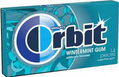 Wrigleys Orbit Winter Mint Gum Sugarfree 14pieces