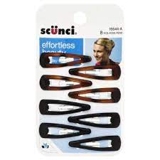Scunci Snap Clips 8 pcs