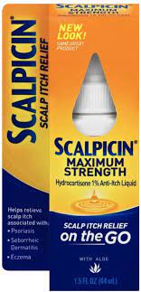 Scalpicin Maximum Strength Scalp Itch Relief Liquid 1.5 oz
