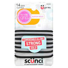 Scunci No Grip Slip Elastics 14 pcs