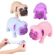 Stretchy Squish Pug 1ct Assorted Colors