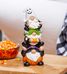Halloween Stacked Halloween Gnome Trio
