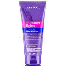 Clairol Shimmer Lights Violet Toning Mask 6.76 oz