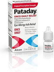Patady Original Prescription Strength Once Daily Relief Eye Allergy Itch Relief Eye Drops 0.085 fl oz