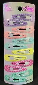 Scunci Snap Clips 12 pc