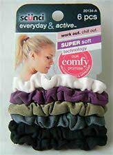 Scunci Everday Mini Comfort Twist Scrunchies 6 pk