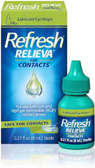 Refresh Relieva Eye Drops for Contacts Lubricant Eye Drops 0.27fl oz