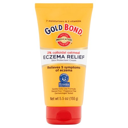 Gold Bond Medicated 2% Colloidal Oatmeal Eczema Relief Skin Protectant Cream 5.5 oz